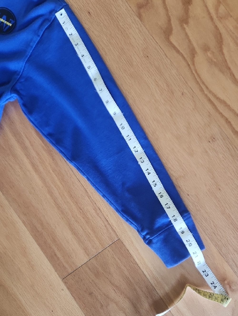 Express Blue Hoodie Long Sleeves with Golden State Warriors Logo Small - Picture 8 of 17